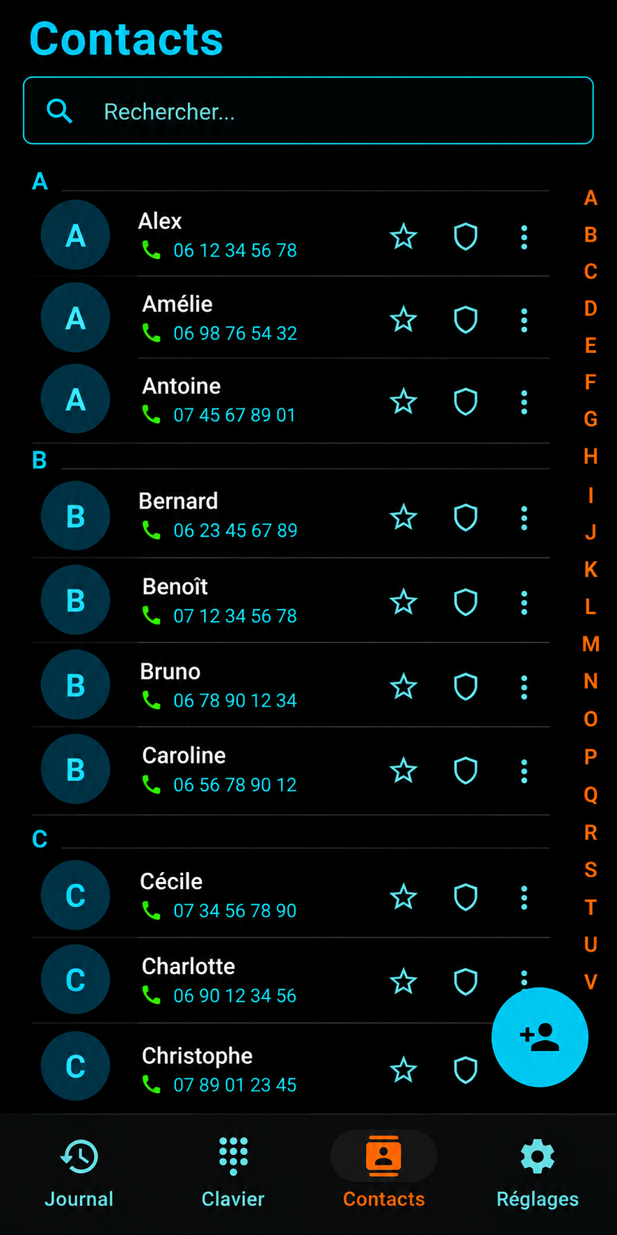 Contacts PhoneZen